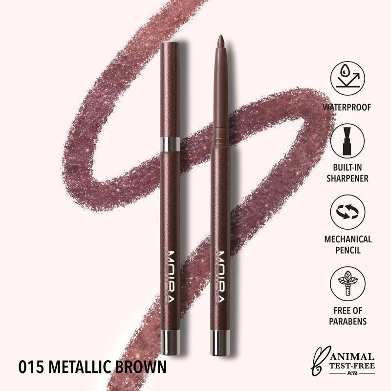 Shimmer Liner Delineador Metalico En Gel Moira 1 Pz 18 Tonos