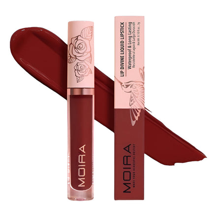 Labial Liquido Moira Lip Divine Larga Duracion 1 Pz 24 Tonos
