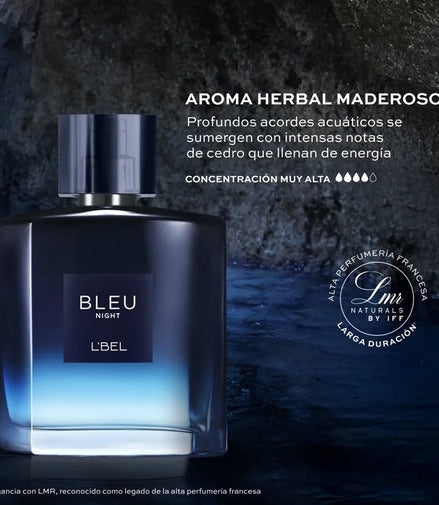 Set 2 Pzs Perfumes Bleu L'bel Night Y Glacial 100 Ml