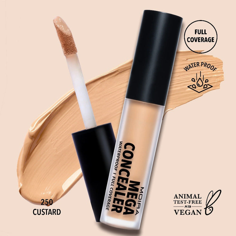 Moira Mega Concealer Corrector Alta Cobertura Waterproof