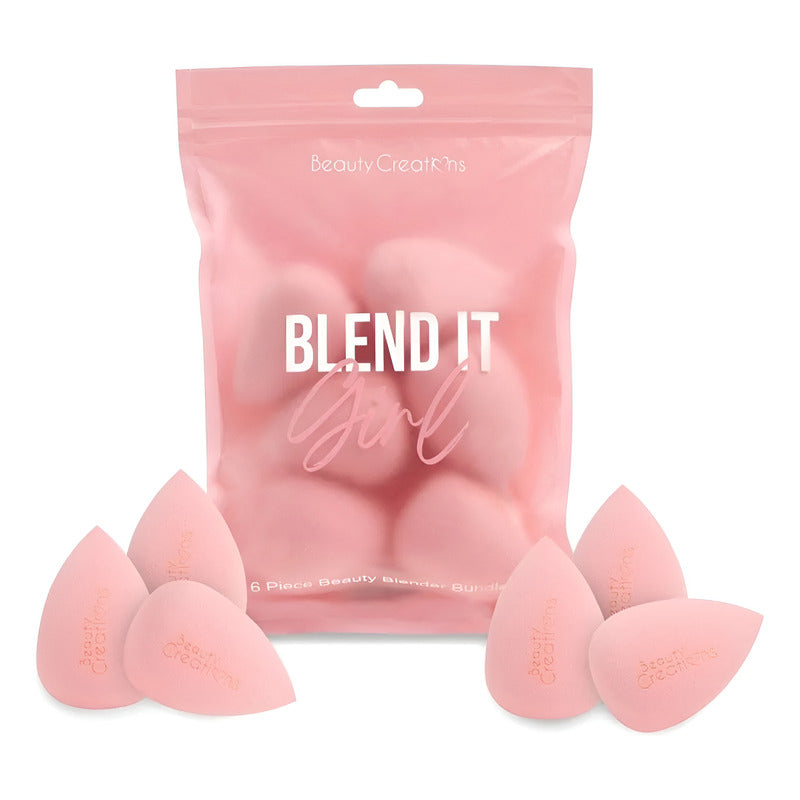 Set De 6 Esponjas Maquillaje Blend It Girl Beauty Creations
