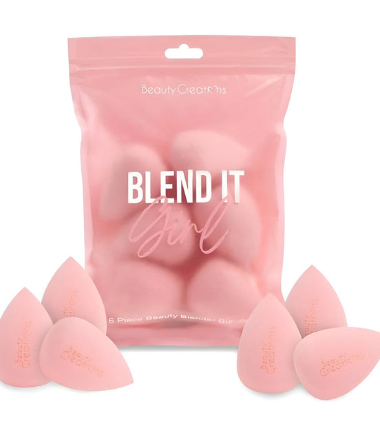 Set De 6 Esponjas Maquillaje Blend It Girl Beauty Creations