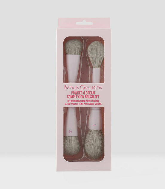 Duo De Brochas Powder & Cream Complexico Beauty Creations Powder And Cream Set