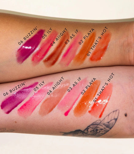 Lip Oil Italia Deluxe Phat Labios Hidratados 1 Pz 6 Tonos