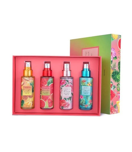 Set Fijador Maquillaje Spray Sellador Beauty Creations 4 Pzs