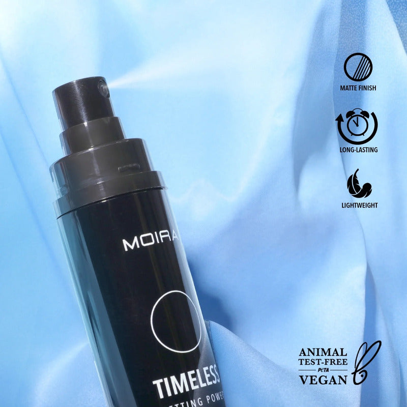 Spray Fijador Maquillaje Timeless Setting Power Moira Transparente