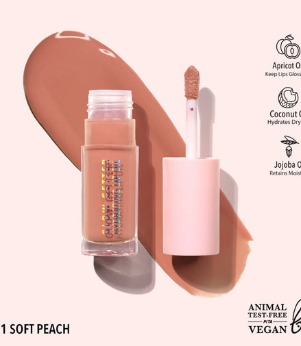 Lip Oil Glow Getter Moira Original Gloss Labios Hidratados