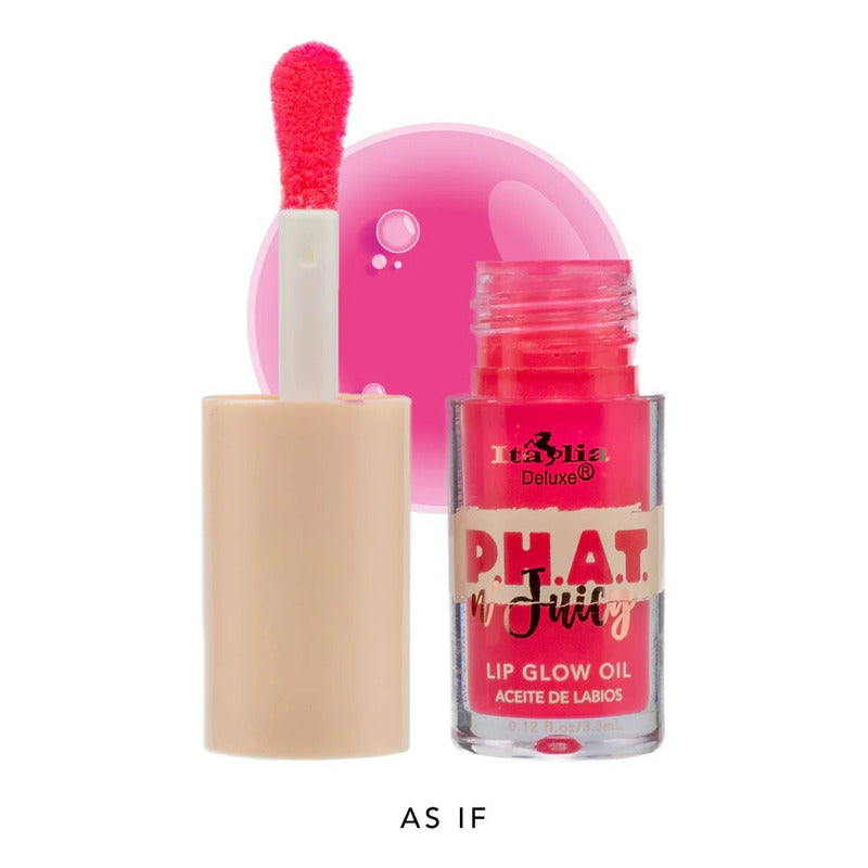 Lip Oil Italia Deluxe Phat Labios Hidratados 1 Pz 6 Tonos