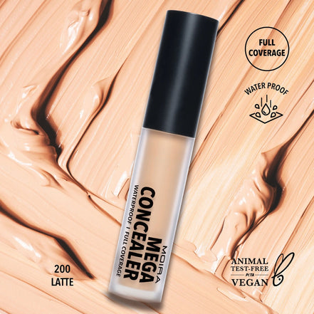 Moira Mega Concealer Corrector Alta Cobertura Waterproof