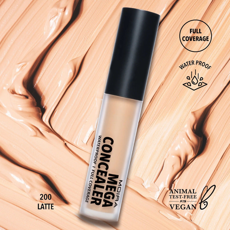 Moira Mega Concealer Corrector Alta Cobertura Waterproof