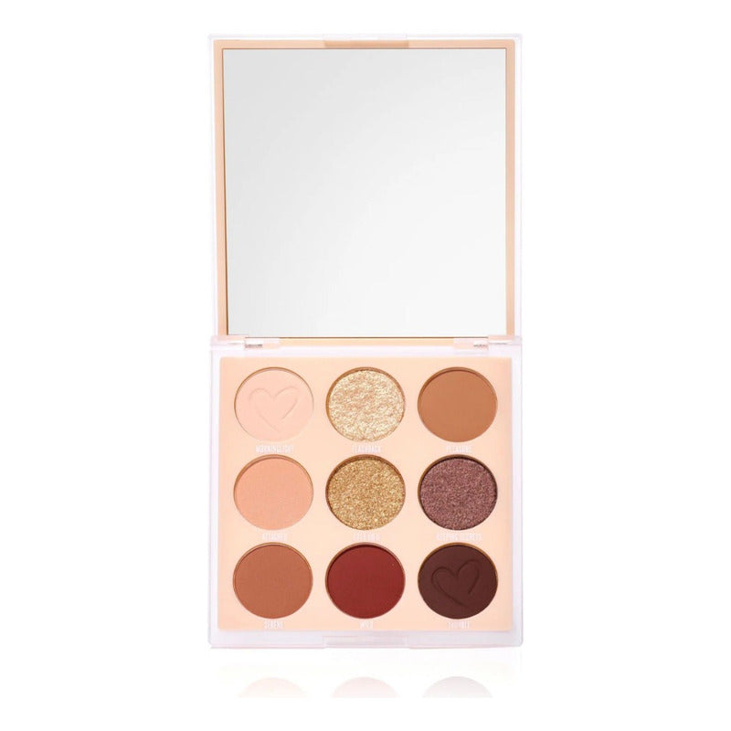Paleta De Sombras Nude X Beauty Creations Original 9 Tonos