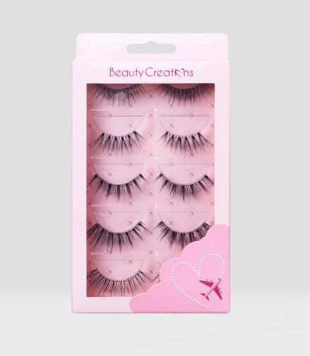 Set De 5 Pestañas De Seda Take Me Somewhere Beauty Creations