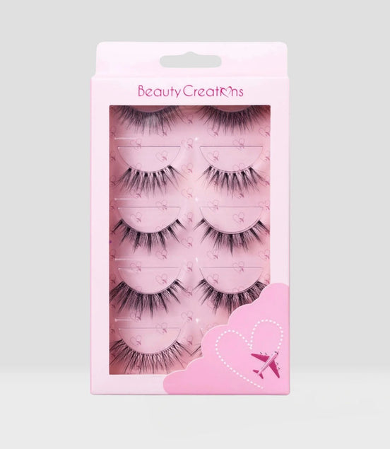 Set De 5 Pestañas De Seda Take Me Somewhere Beauty Creations