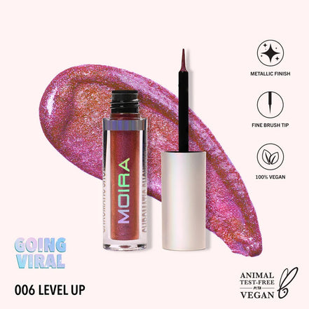 Delineador Liquido Metalico Chromatic Show Liner Moira