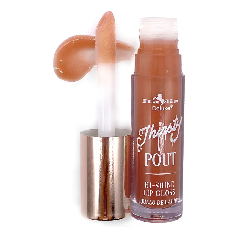 Italia Deluxe Thirsty Pout Hi-shine Lip Gloss Alto Brillo