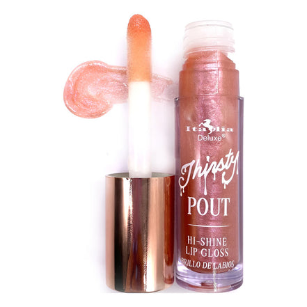 Italia Deluxe Thirsty Pout Hi-shine Lip Gloss Alto Brillo