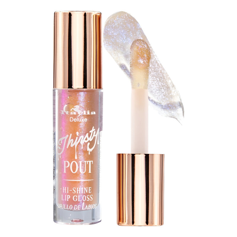 Italia Deluxe Thirsty Pout Hi-shine Lip Gloss Alto Brillo