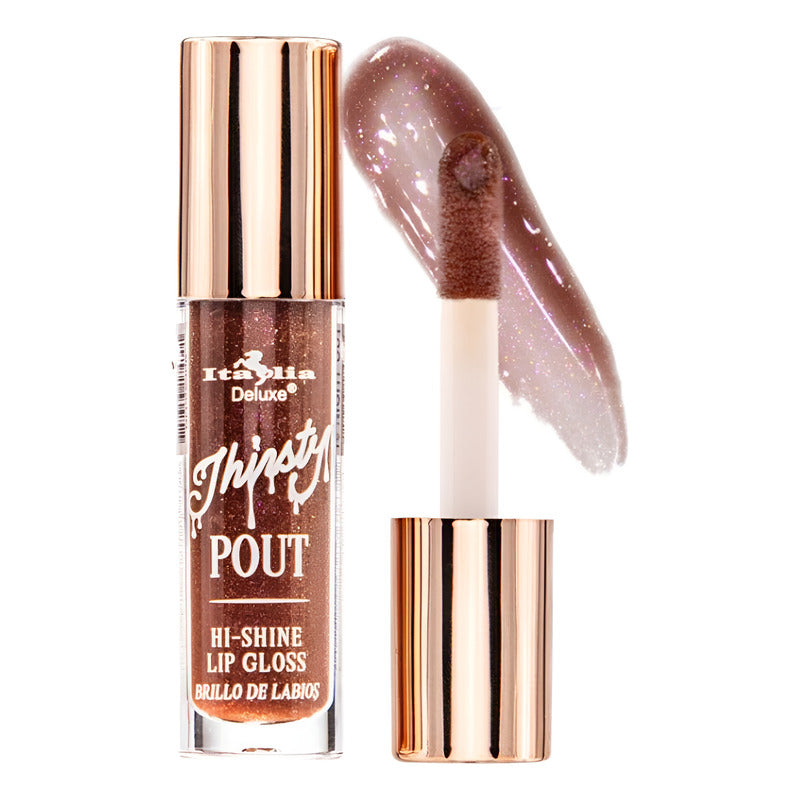 Lip Gloss Thirsty Pout Hi-shine Italia Deluxe Night Out