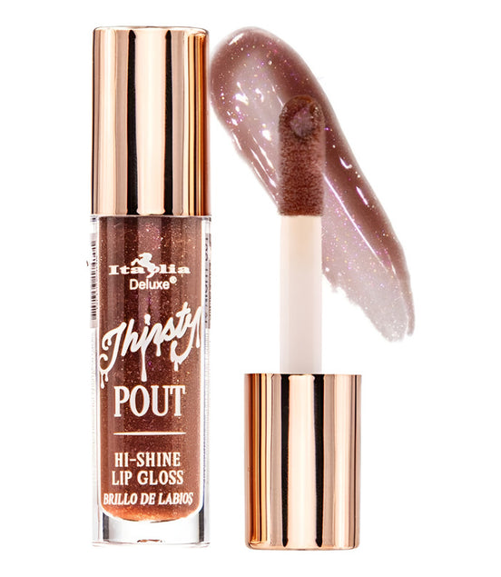 Lip Gloss Thirsty Pout Hi-shine Italia Deluxe Night Out 10 Night Out