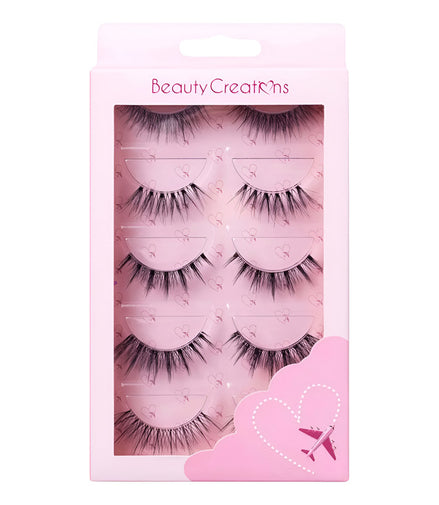 Set De 5 Pestañas De Seda Take Me Somewhere Beauty Creations