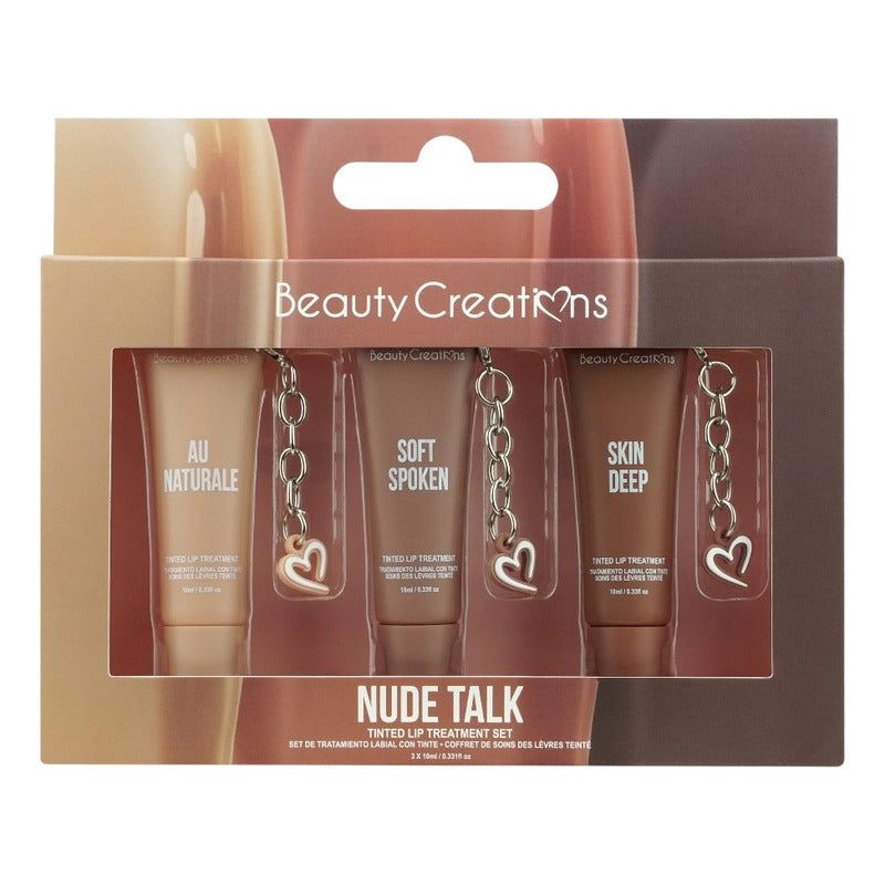 Set 3 Pzs Tratamiento Labial Con Color Beauty Creations