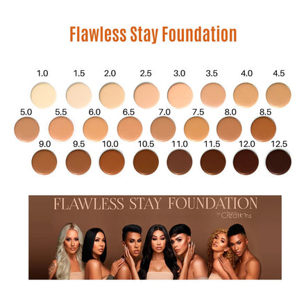 Base Liquida De Maquilllaje Flawless Stay Beauty Creations