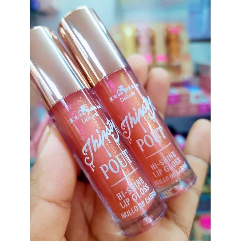 Italia Deluxe Thirsty Pout Hi-shine Lip Gloss Alto Brillo