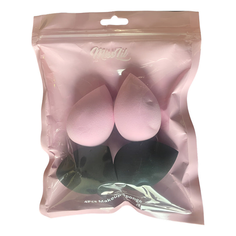 Set De Esponjas De Maquillaje Beauty Blender Miss Lil 4 Pcs