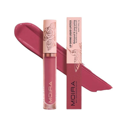 Labial Liquido Moira Lip Divine Larga Duracion 1 Pz 24 Tonos