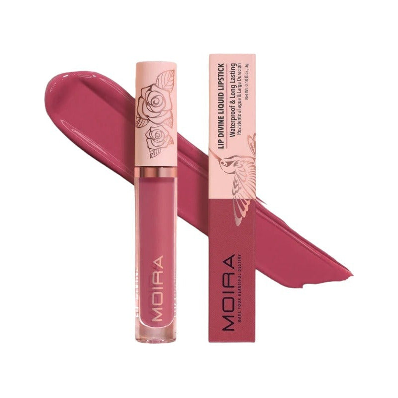 Labial Liquido Moira Lip Divine Larga Duracion 1 Pz 24 Tonos