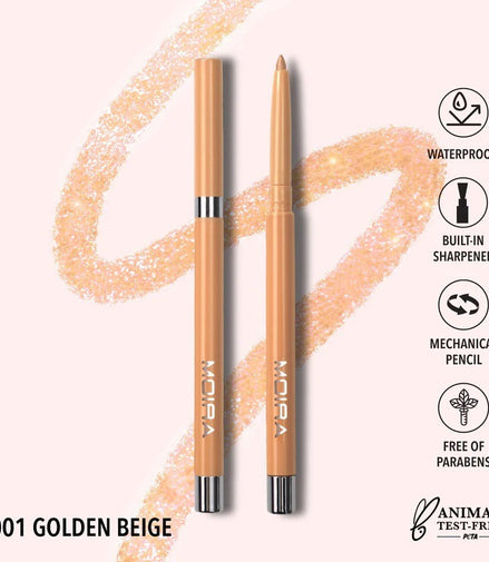 Shimmer Liner Delineador Metalico En Gel Moira 1 Pz 18 Tonos