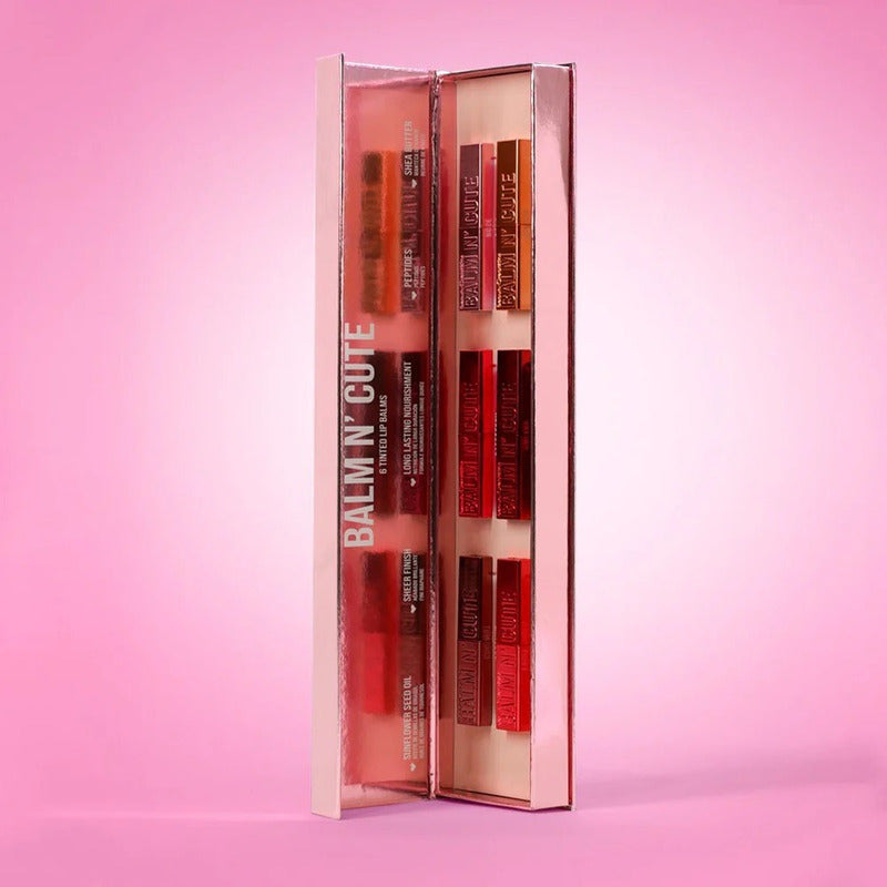 Set Completo Balsamos Balm N Cute Beauty Creations 6 Piezas