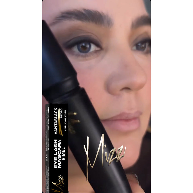 Mascara De Pestañas Vantablack Waterproof Mizz Pro Colors