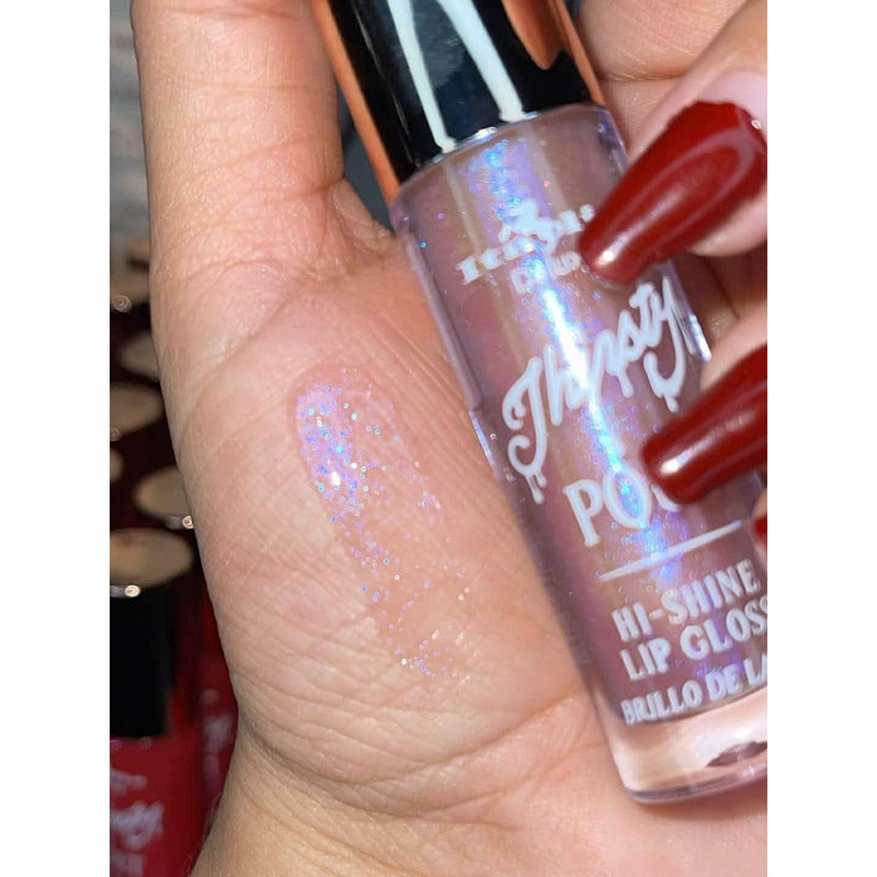 Italia Deluxe Thirsty Pout Hi-shine Lip Gloss Ice Queen