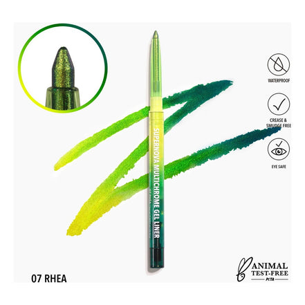 Supernova Multichrome Delineador En Gel Moira 1 Pz 10 Tonos