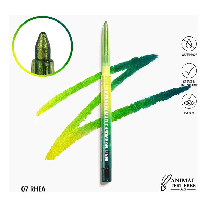 Supernova Multichrome Delineador En Gel Moira 1 Pz 10 Tonos