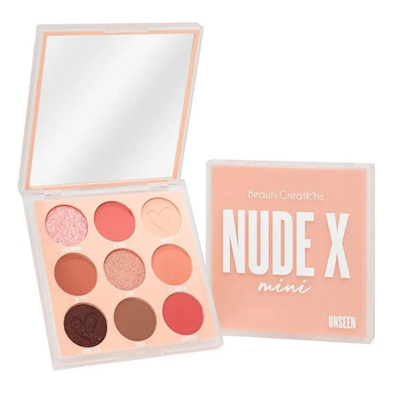 Paleta De Sombras Nude X Beauty Creations Original 9 Tonos
