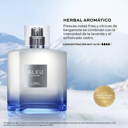 Set 3 Pzs Perfumes Bleu L'bel Intense Night Y Glacial 100ml