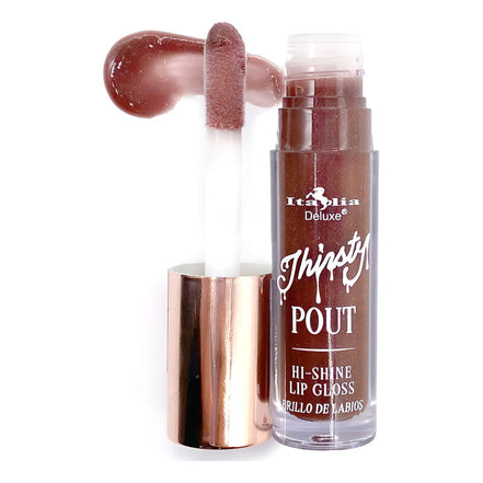 Italia Deluxe Thirsty Pout Hi-shine Lip Gloss Alto Brillo