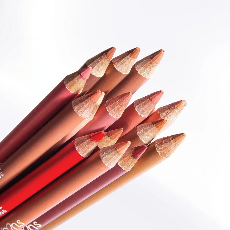 Set Delineadores Labios Beauty Creations 16 Tonos + Estuche