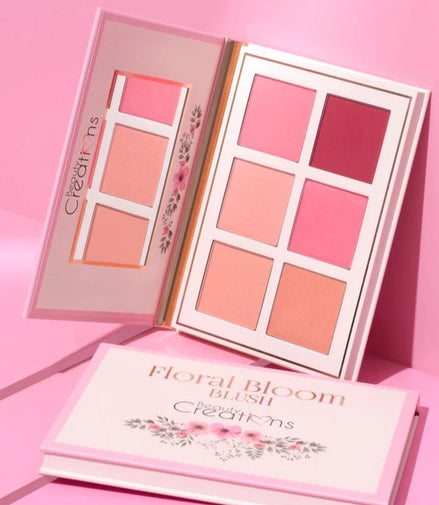 Paleta De Rubores Floral Bloom Beauty Creations 6 Tonos