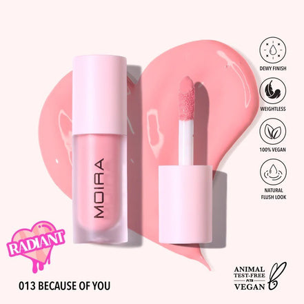 Rubor Líquido Love Steady Vol. 2 Moira Cosmetics