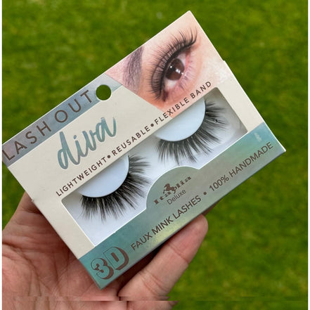 3pack Pestañas Postizas Efecto 3d Lash Out Italia Deluxe