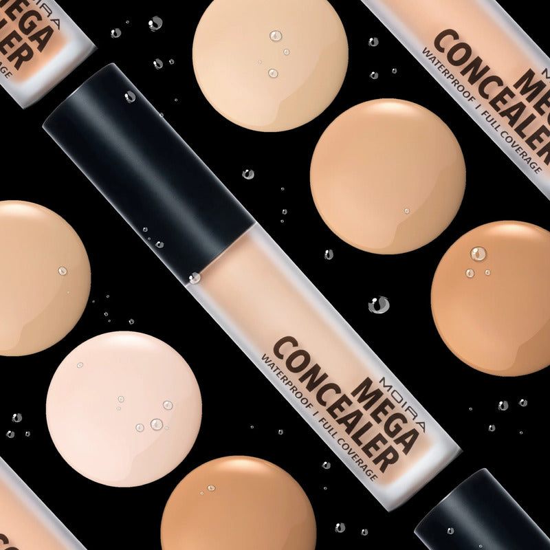 Moira Mega Concealer Corrector Alta Cobertura Waterproof