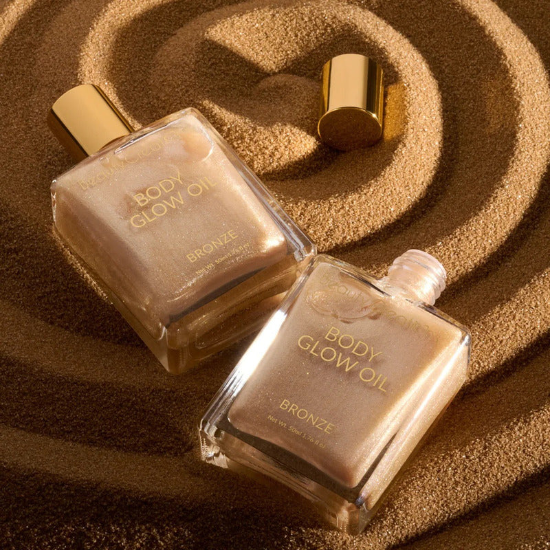 Duo Body Glow Aceite Corporal + Brocha Beauty Creations