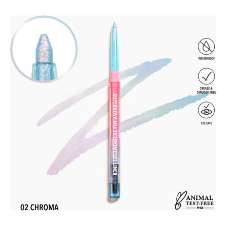 Supernova Multichrome Delineador En Gel Moira 1 Pz 10 Tonos