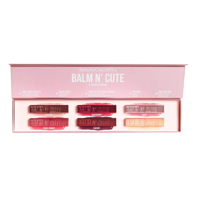 Set Completo Balsamos Balm N Cute Beauty Creations 6 Piezas