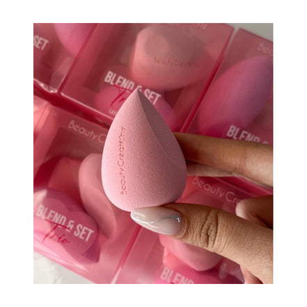 Trio Blend & Set 2 Esponjas + Borla Beauty Creations