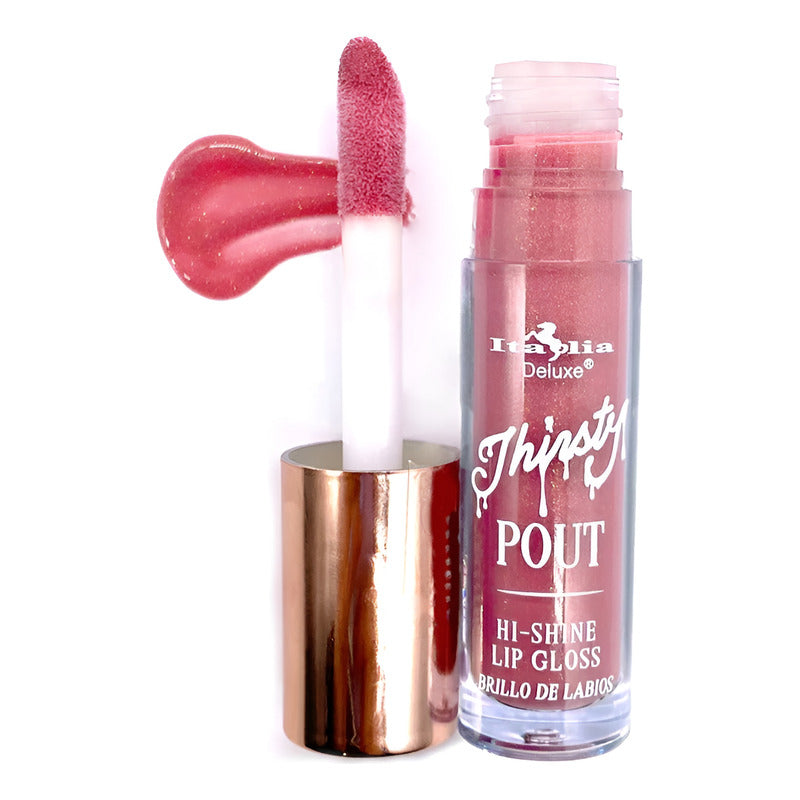 Italia Deluxe Thirsty Pout Hi-shine Lip Gloss Alto Brillo