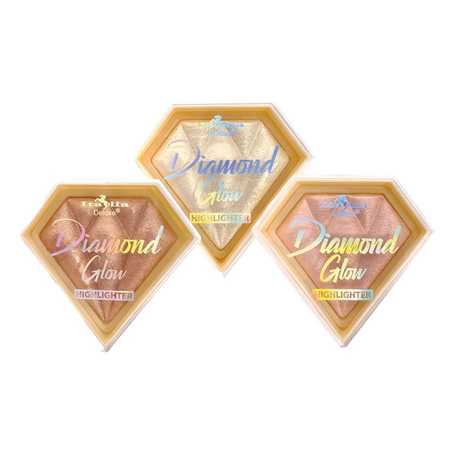 Iluminador Italia Deluxe Diamond Glow Highlighter 1 Pz